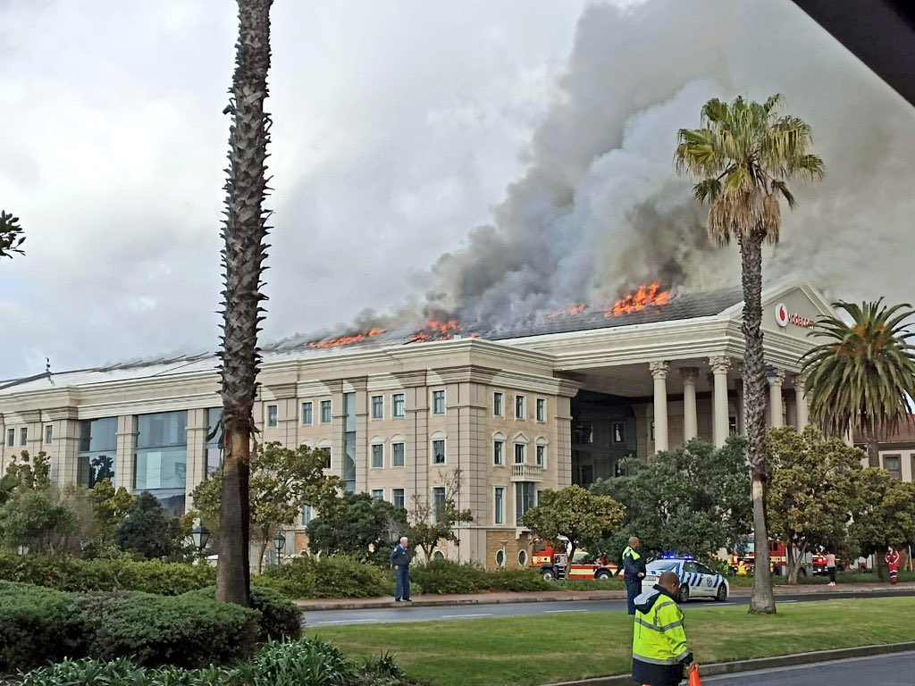 Vodacom investigates after offices catch fire