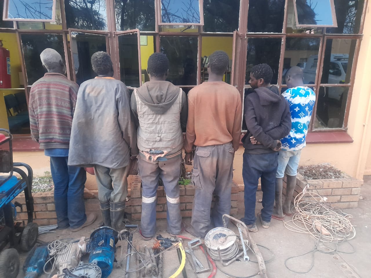 6 bust with equipment worth R215,450 allegedly used for illegal mining in Limpopo