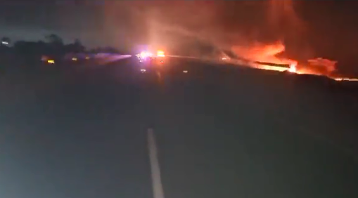 N3 closed after truck crash