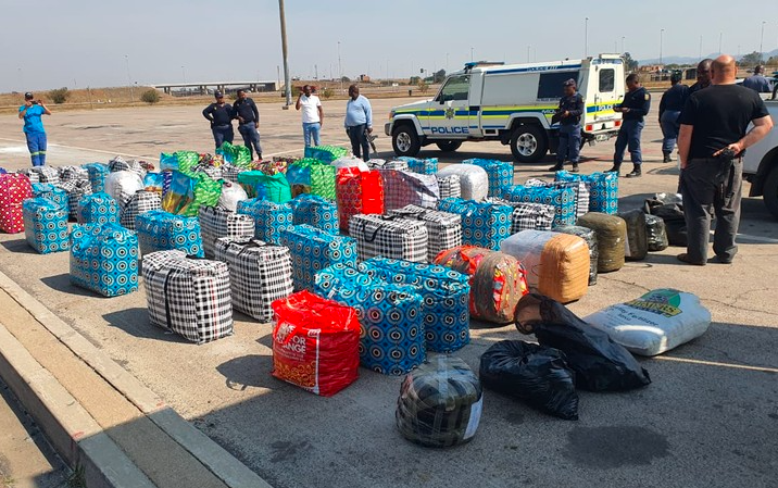 Police in North West intercept truck carrying R5 million worth of dagga near Brits Toll Plaza