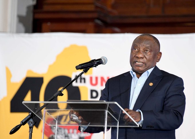 President Cyril Ramaphosa