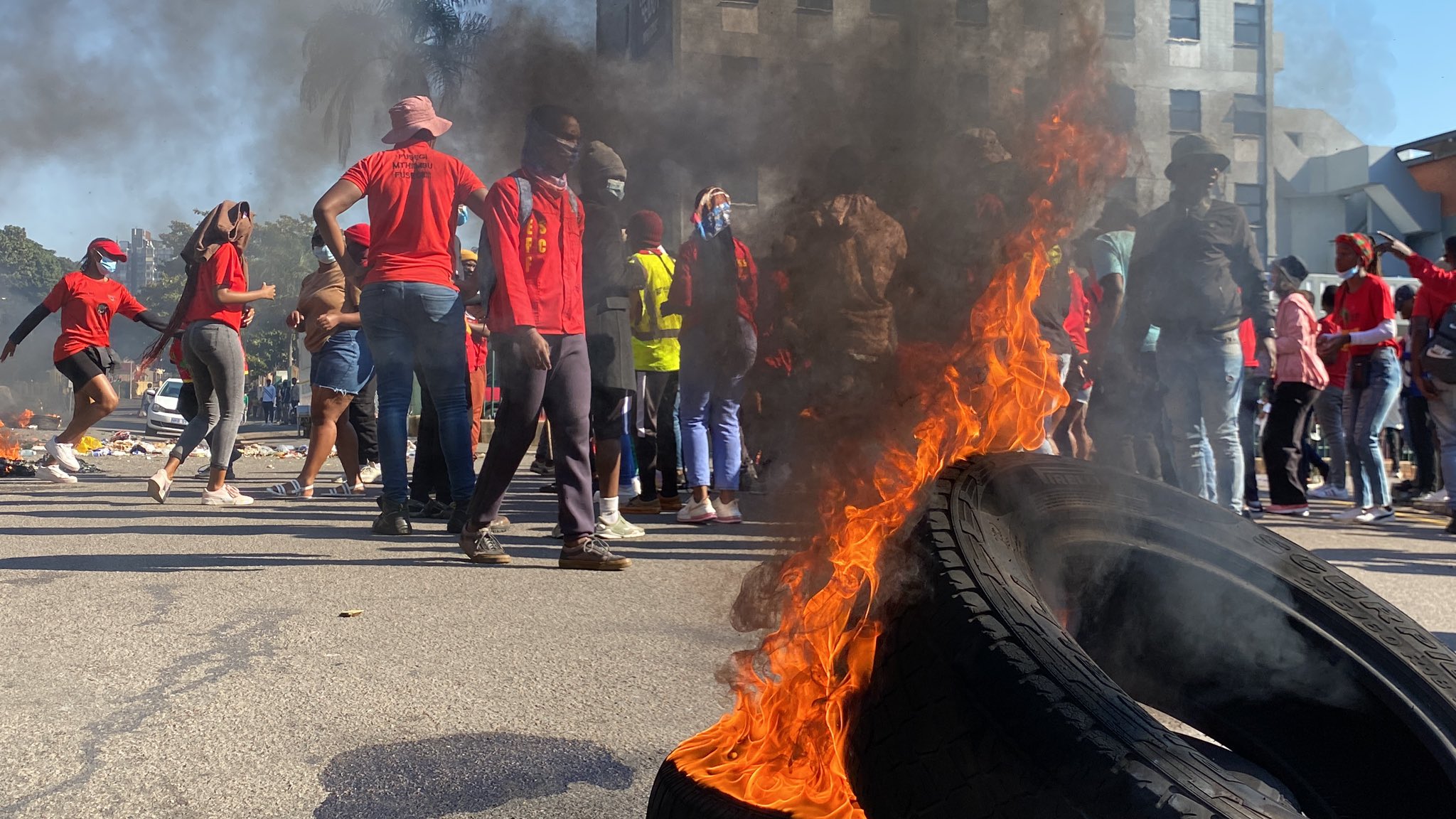 Protesting Durban University of Technology students vow to return to picket lines on Friday