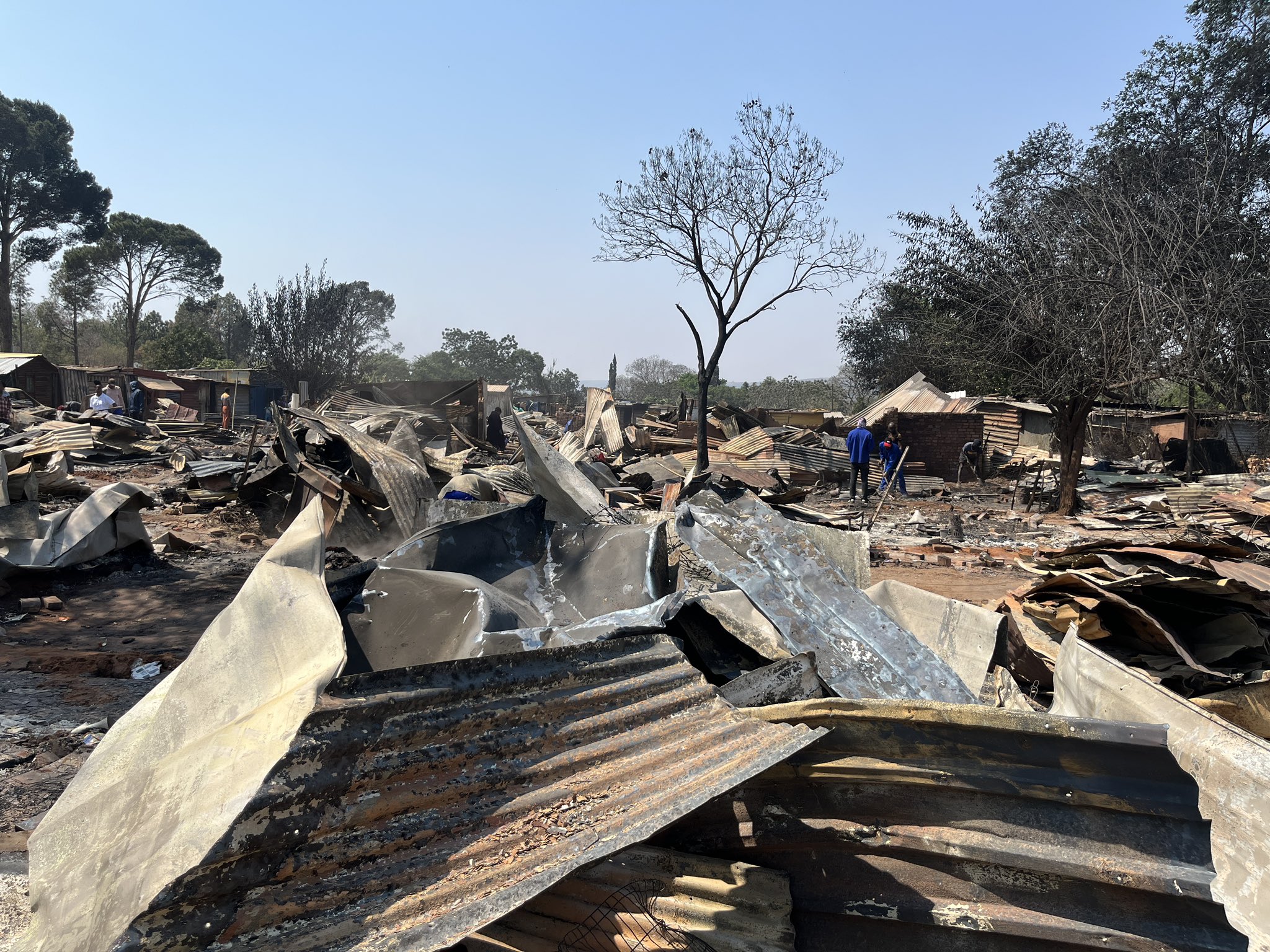 Kameeldrift informal settlement fire: Mopping-up operations under way