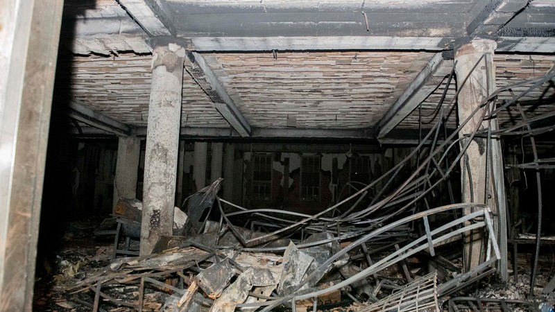 President Ramaphosa visits ruins of deadly Joburg CBD fire building