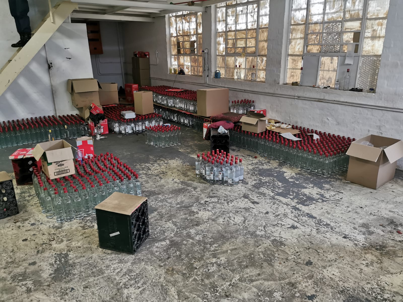 R400 000 worth of goods seized at illegal booze distillery