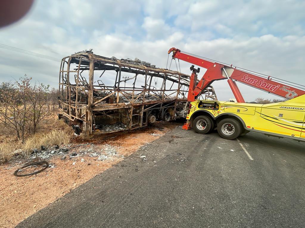 bus transporting Venetia Mine workers crashed