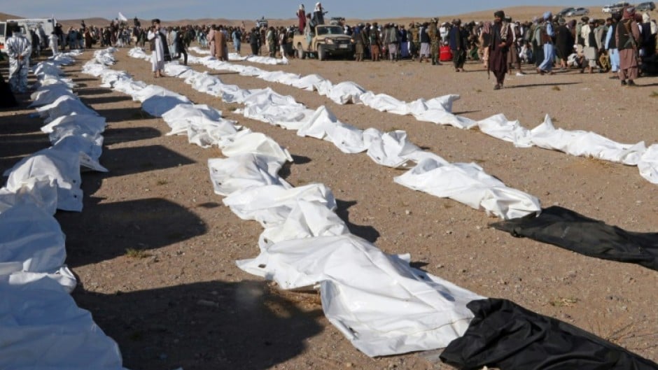Afghan quake victim