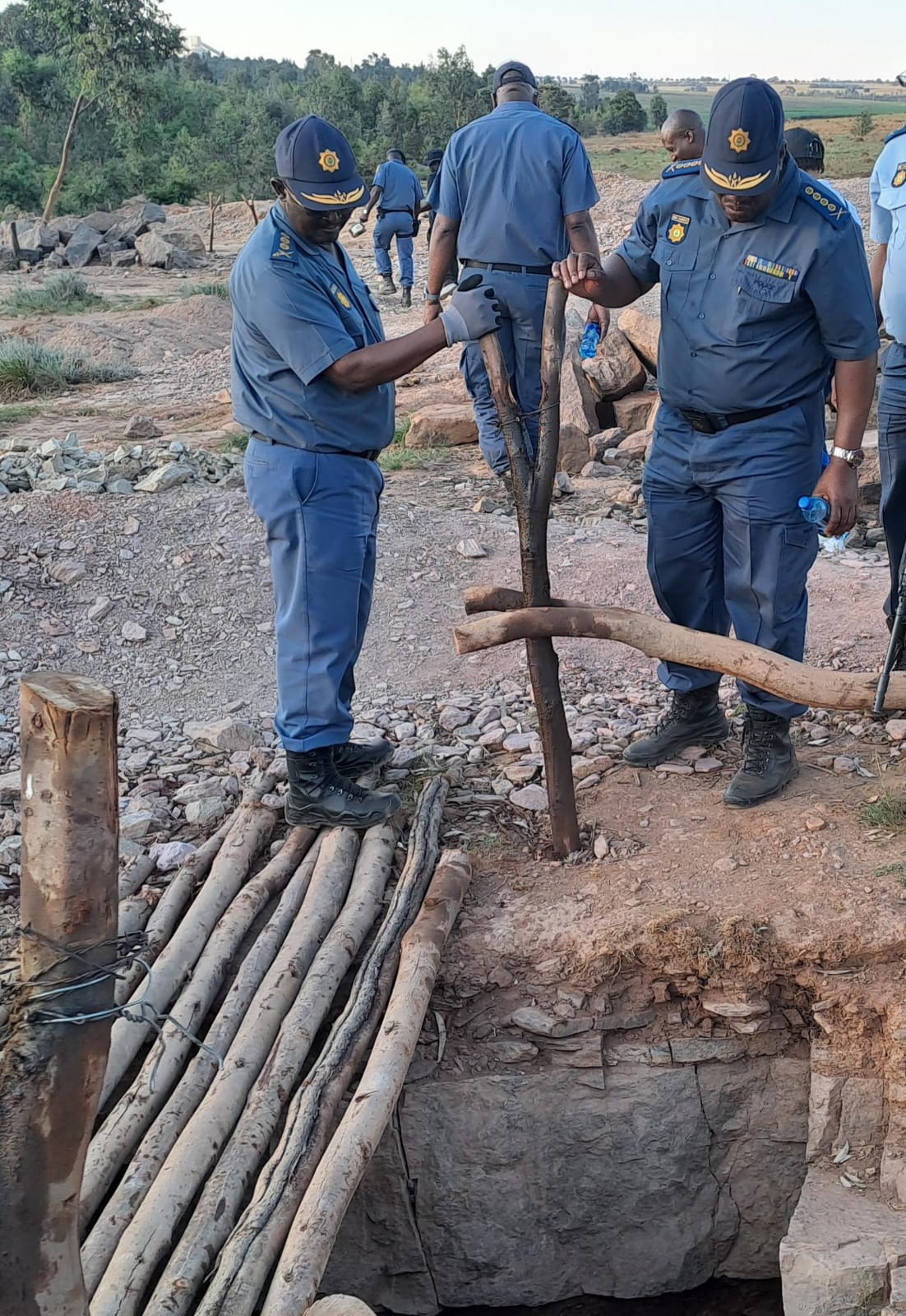 Police arrest over 140 suspects, recover weapons from suspected illegal mining kingpin