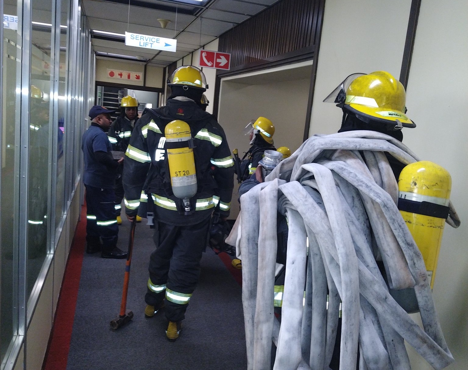 SABC catches fire