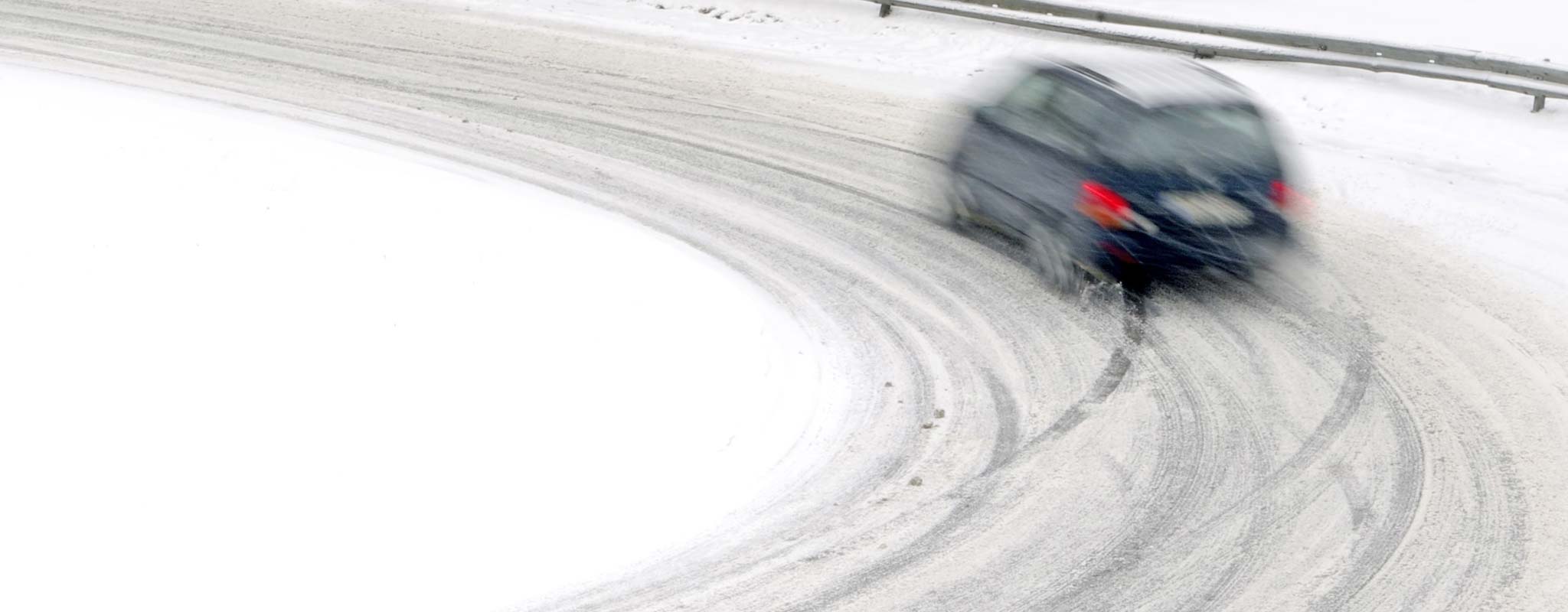 snow on the road