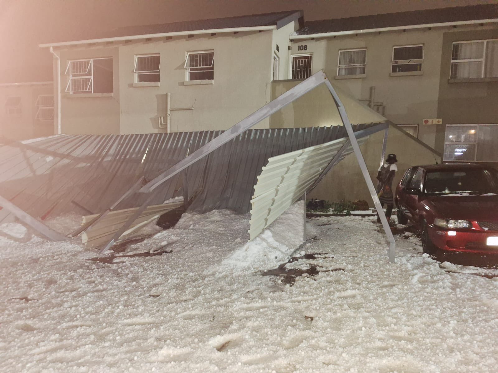 Cars & homes damaged after hail storm rips through parts of Gauteng including Fourways and Midrand