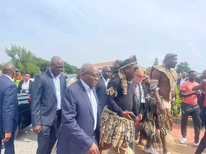 Ngizwe Mchunu and Jacob Zuma