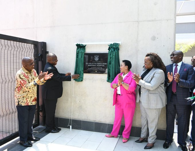President Ramaphosa opens state-of-the-art Dr Pixley ka Isaka Seme Hospital in KwaMashu
