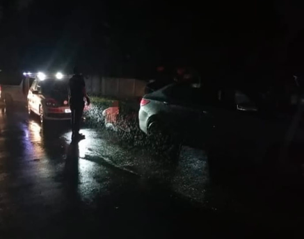 2 suspects caught loading cut electricity cables into a vehicle