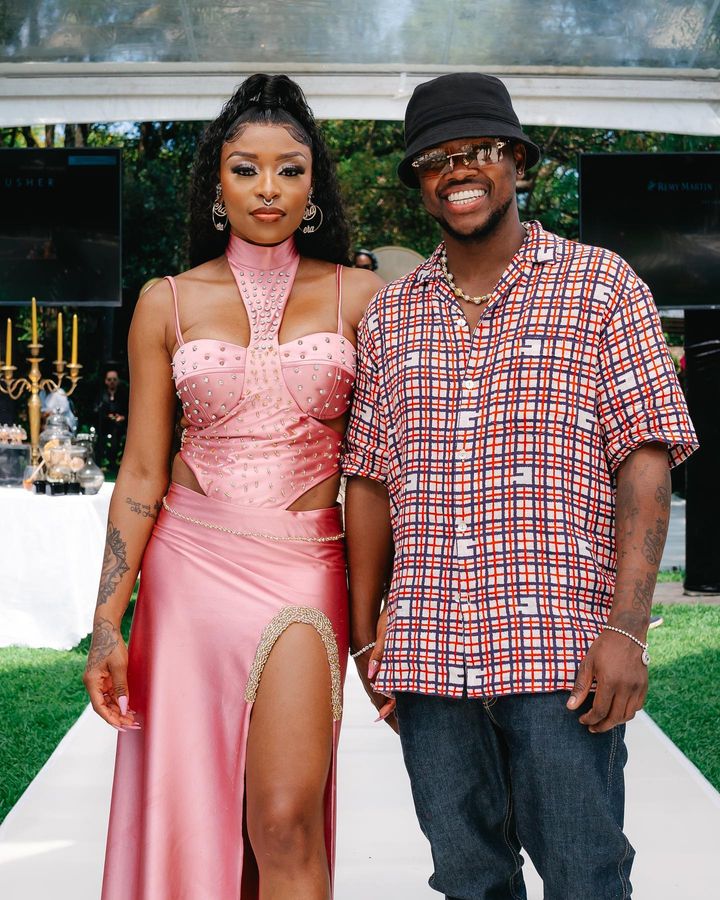 DJ Zinhle and her husband, Murdah Bongz