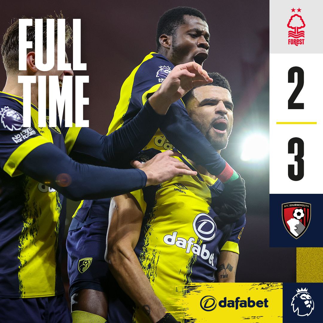 Nottingham Forest 2-3 Bournemouth
