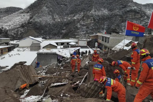 China's landslide