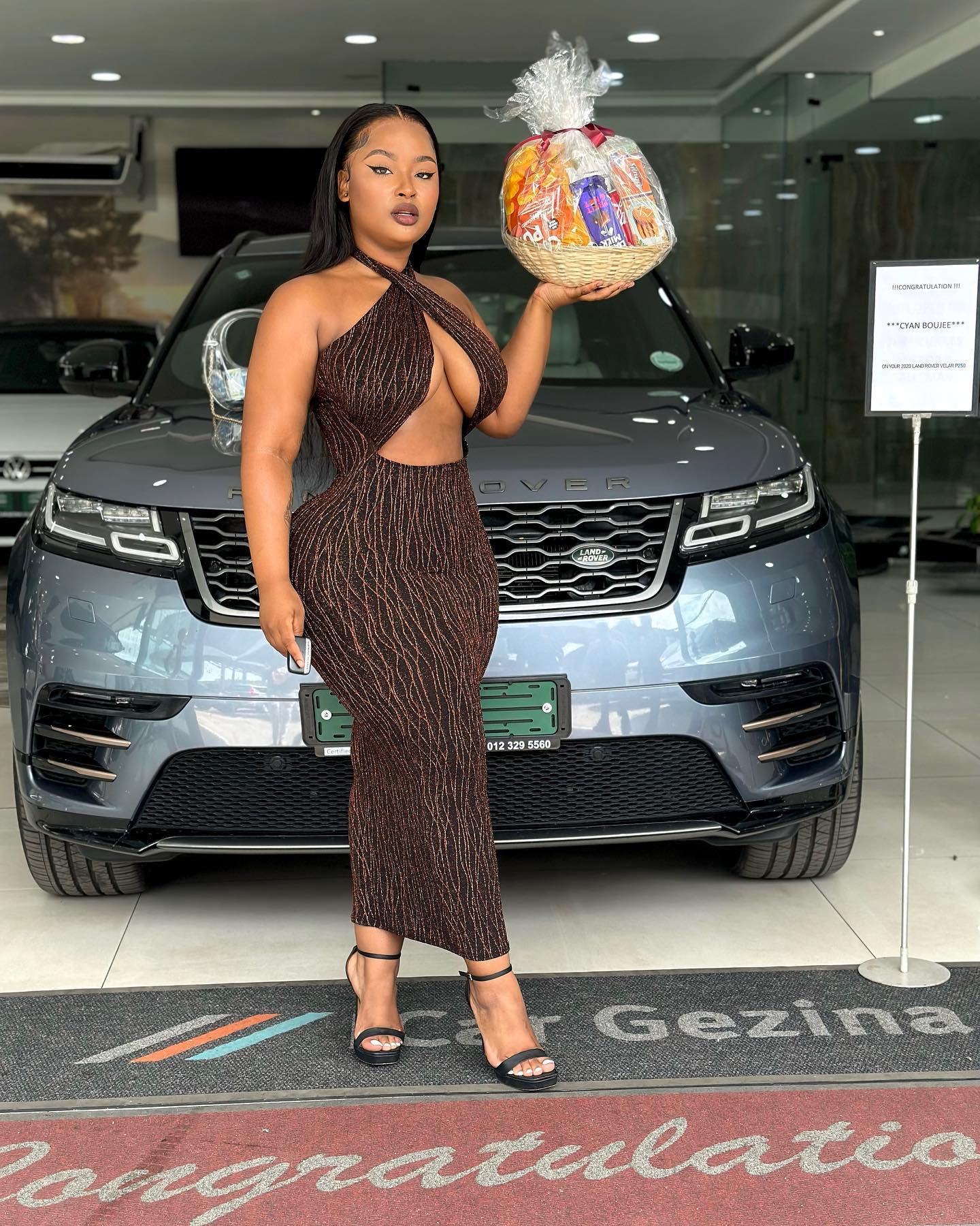 Cyan Boujee Range Rover