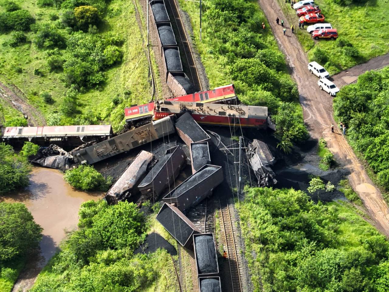 Tonnes of coal lost after derailment of Transnet Freight Rail trains in KZN