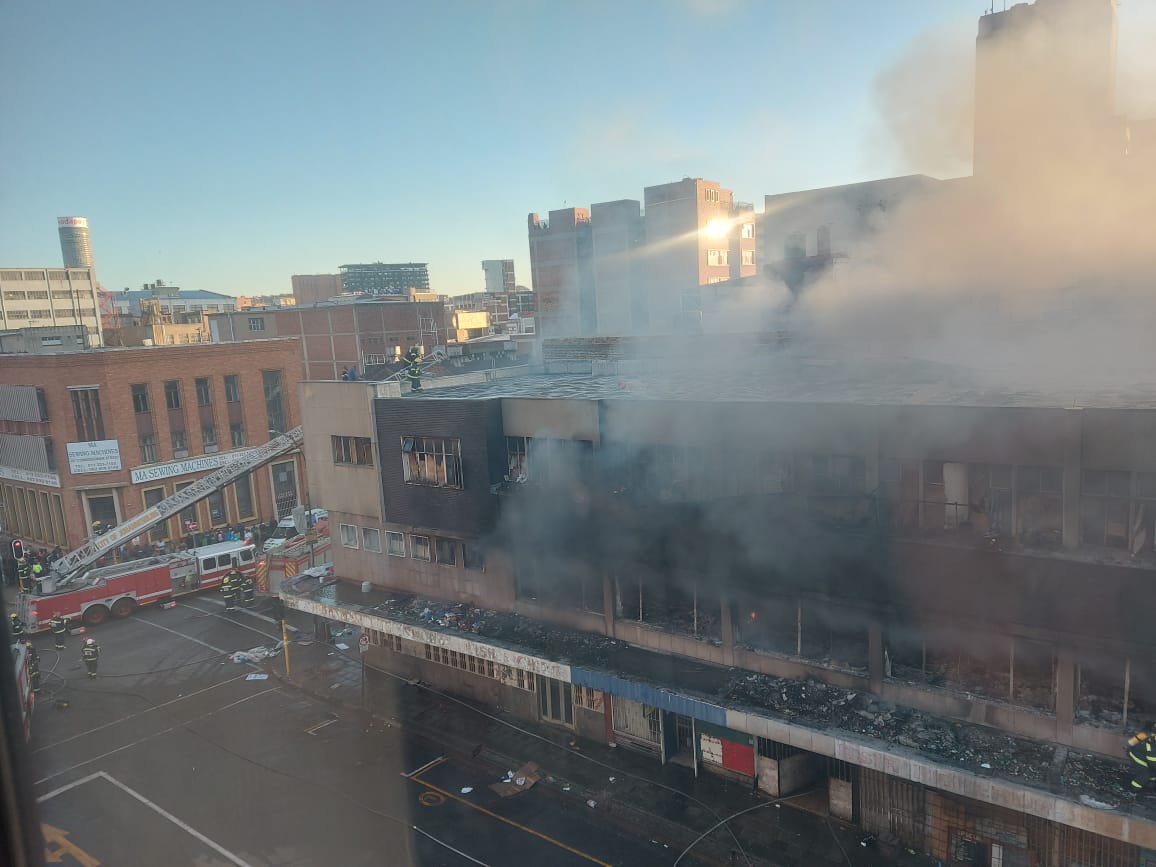 Woman arrested for residential building fire in Joburg CBD