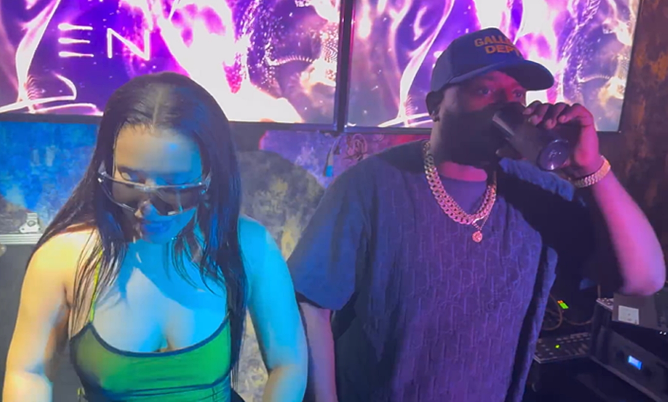 DJ Maphorisa and Thuli Phongolo share stage for the first time since their fight