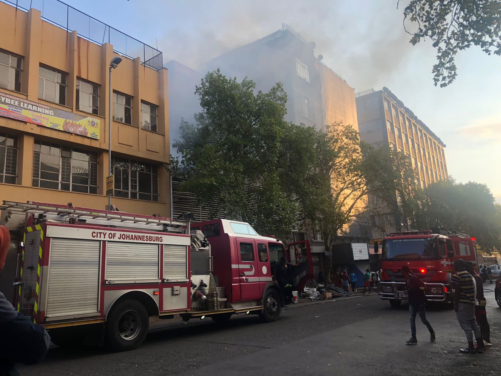 Joburg CBD fire