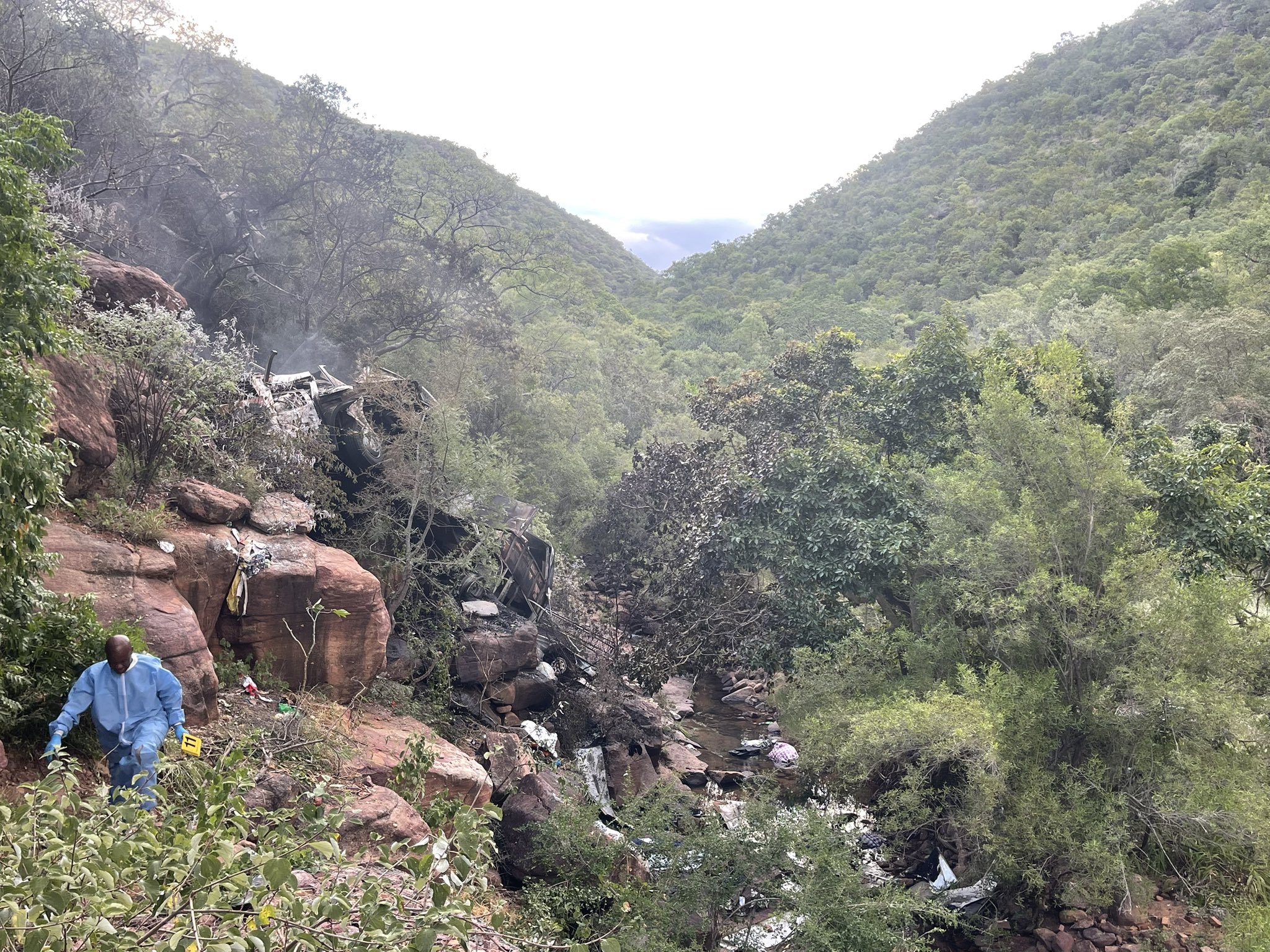 At least 45 people dead in bus accident on R518 near Mokopane
