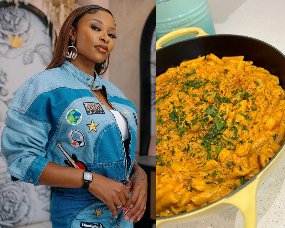 DJ Zinhle finally learns how to cook