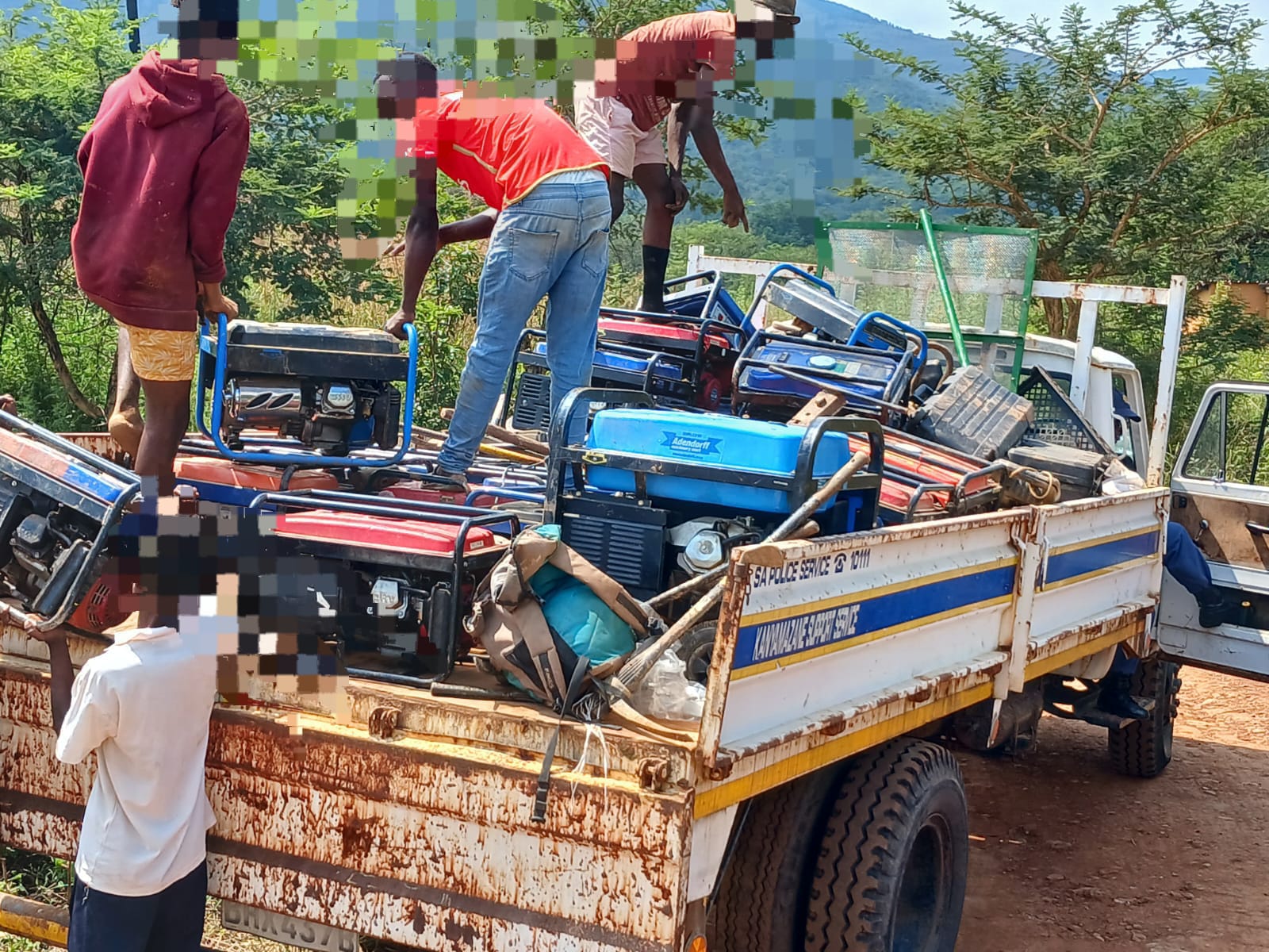 9 suspects arrested for illegal mining on Easter