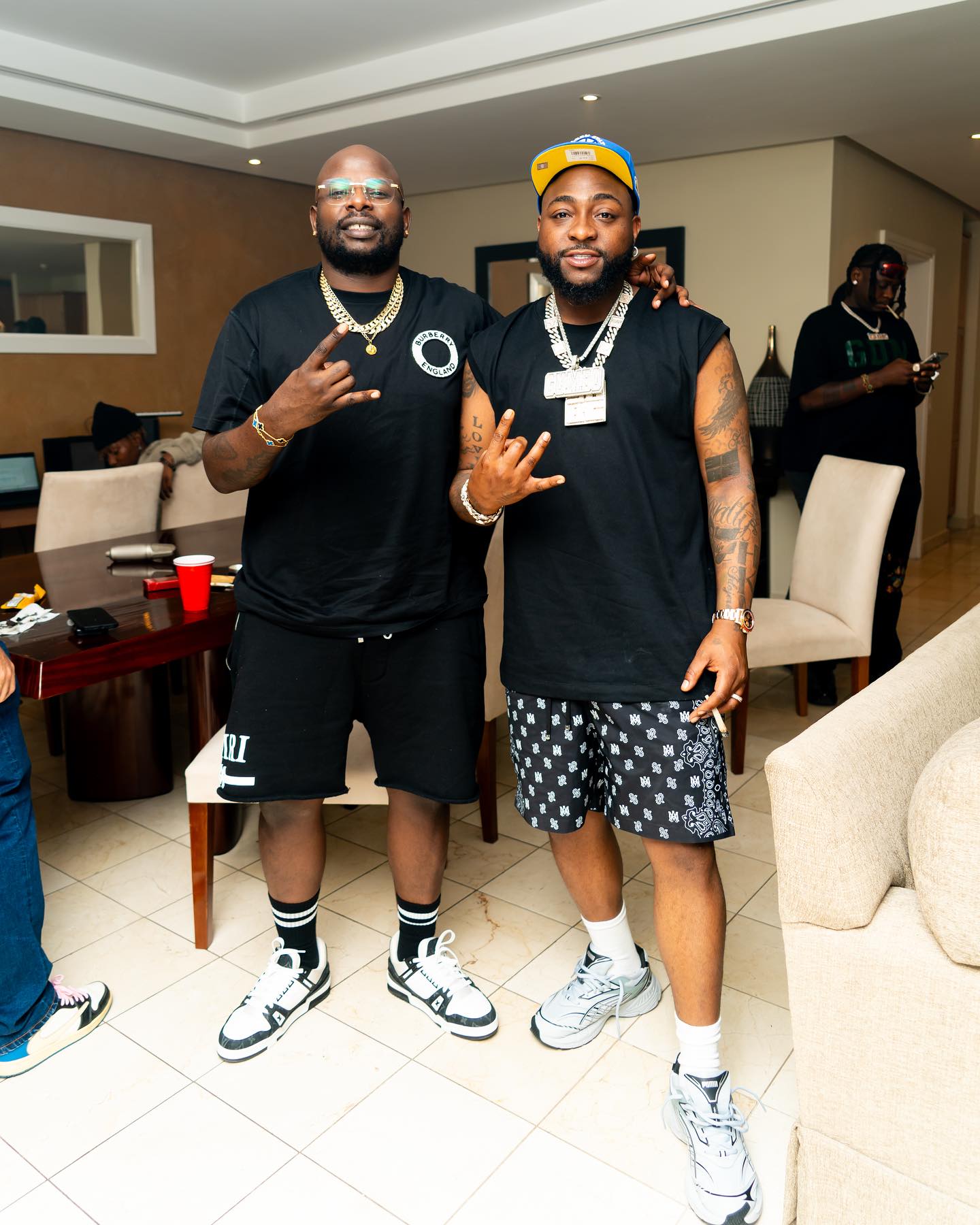 DJ Maphorisa & Davido hit the studio