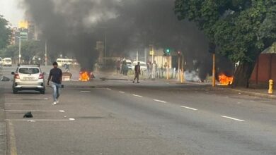 Durban taxi protest