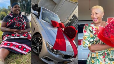 Gogo Maweni gifts her mother a new BMW on Mother’s Day