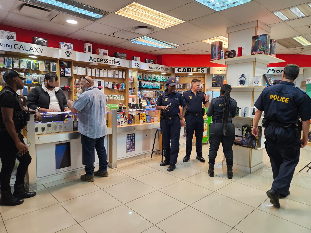 Police seize counterfeit goods over R3 million, arrest Pakistani national