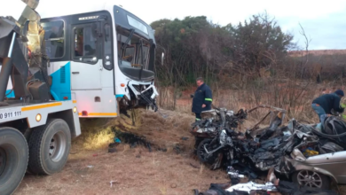 3 perish in bus and bakkie accident