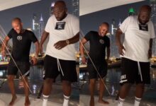 DJ Maphorisa and Kabza De Small show off impressive dance moves in the Bahamas