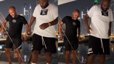 DJ Maphorisa and Kabza De Small show off impressive dance moves in the Bahamas