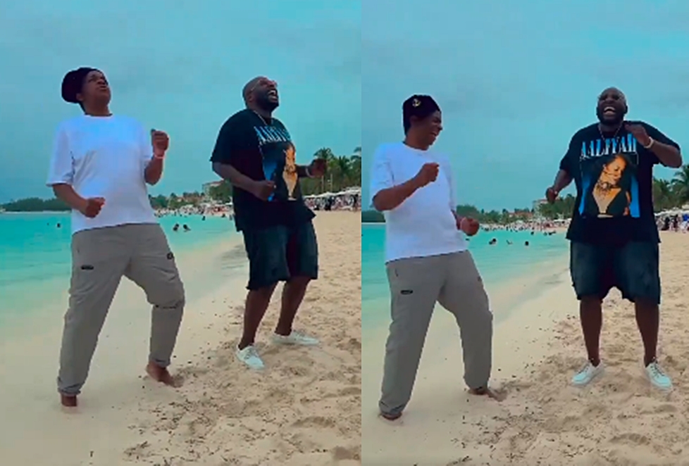 DJ Maphorisa and Oskido take the 'Manzi Nte' dance challenge to Bahamas
