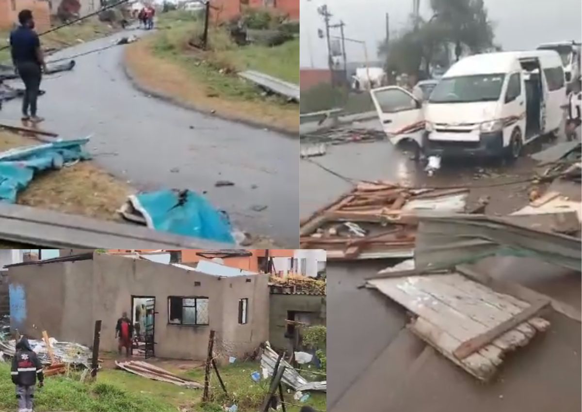 KZN's Tongaat hit by strong winds, causing damage to homes and infrastructure