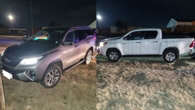 R1.6 million Toyota Fortuner & Toyota Hilux stolen in Gauteng on Saturday intercepted near Beitbridge border