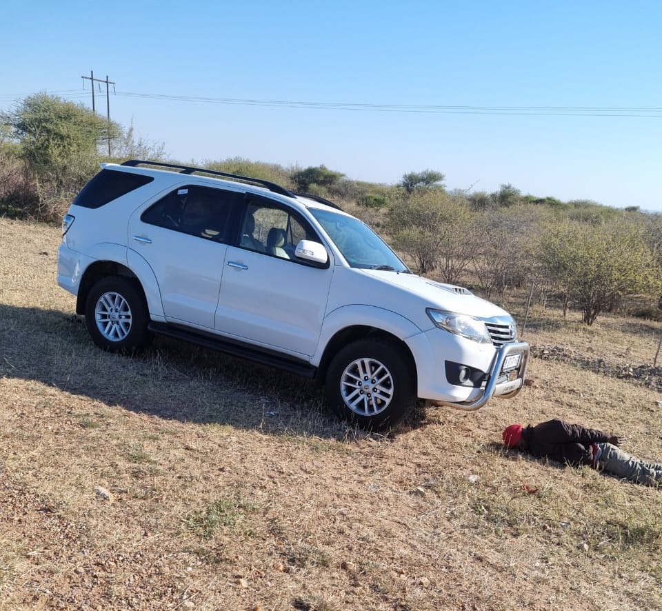 Toyota Fortuner stolen on election day in Pretoria intercepted in Limpopo en-route to Beitbridge border post