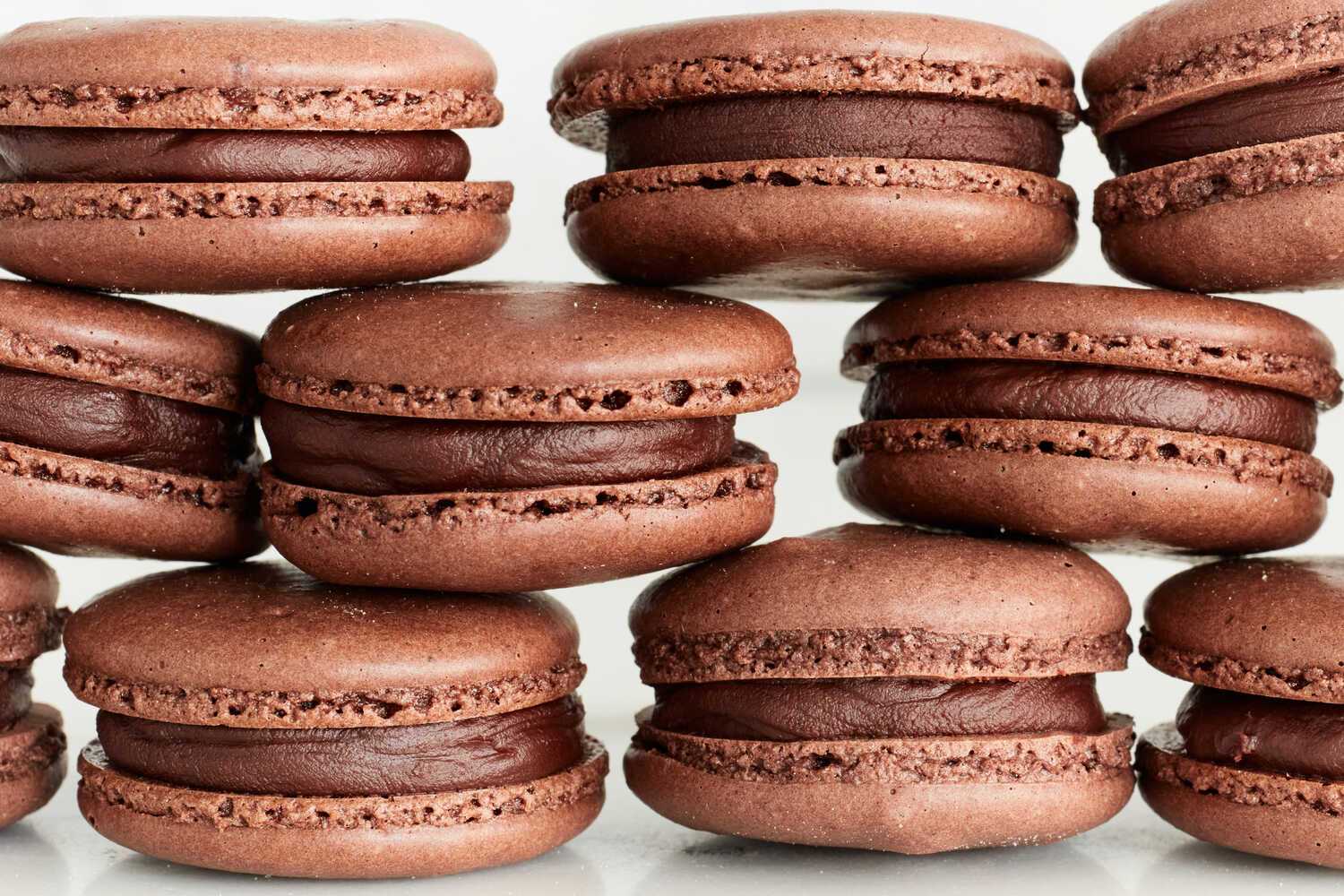 Chocolate macarons