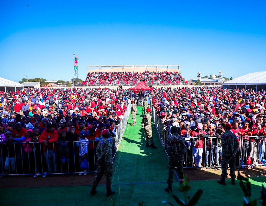 EFF supporters gather in Kimberley