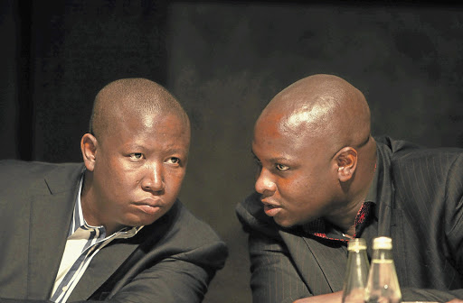 Julius Malema and Floyd Shivambu