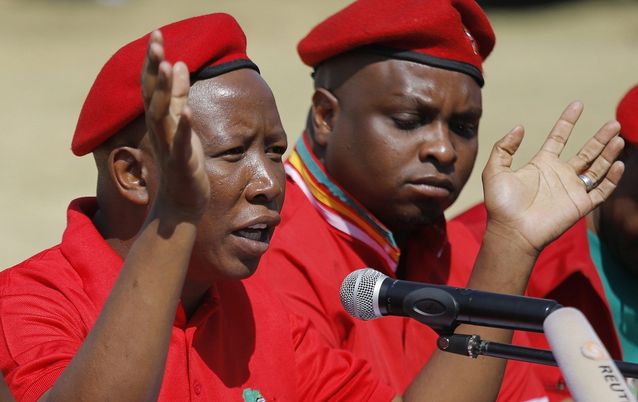 Julius Malema and Floyd Shivambu