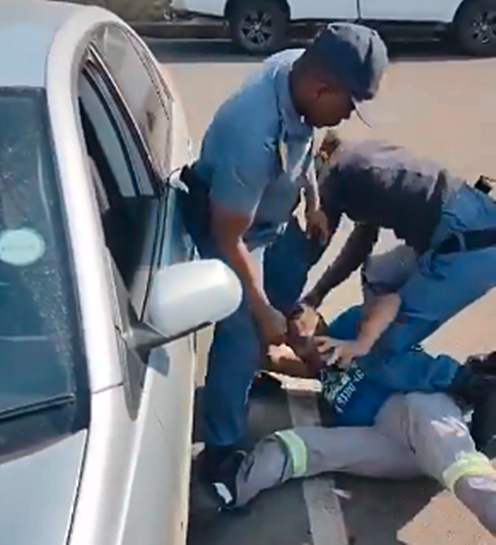 Police officers accused of brutality