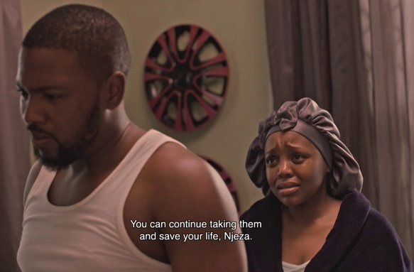 Uzalo's Njeza loses his mind after finding out girlfriend Hleziphi has HIV