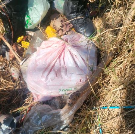 Scrap collector finds unresponsive newborn baby in a plastic packet