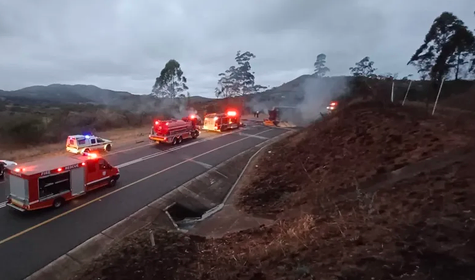 Child among 4 travellers burnt beyond recognition as heavy truck crashed with SUV