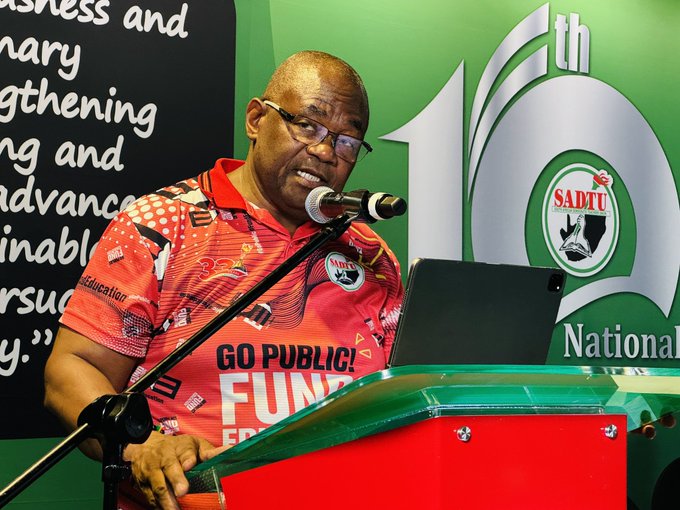 SADTU General Secretary Mugwena Maluleke