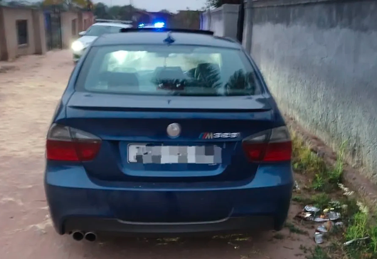 BMW sedan stolen during home robbery found hours later, abandoned in Pienaar